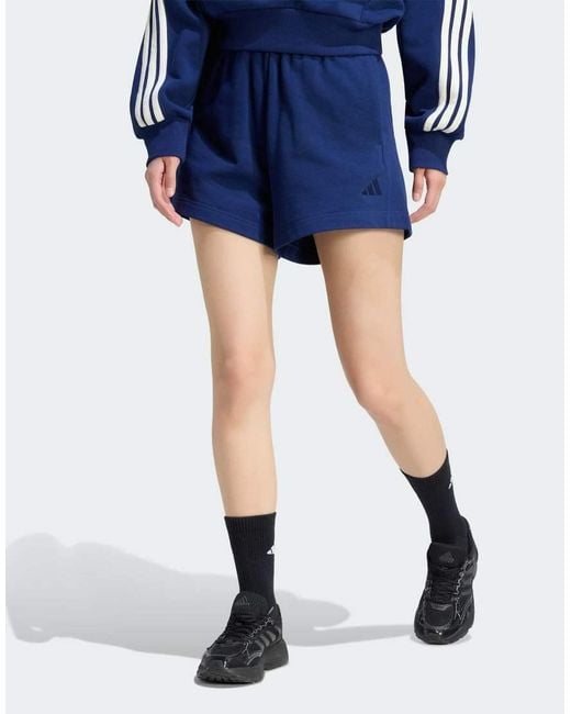 Adidas Originals Blue Adidas Kit Small Logo Short