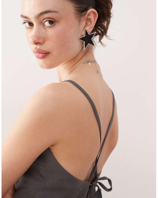 Collusion Elegante Cami Top in het Gray