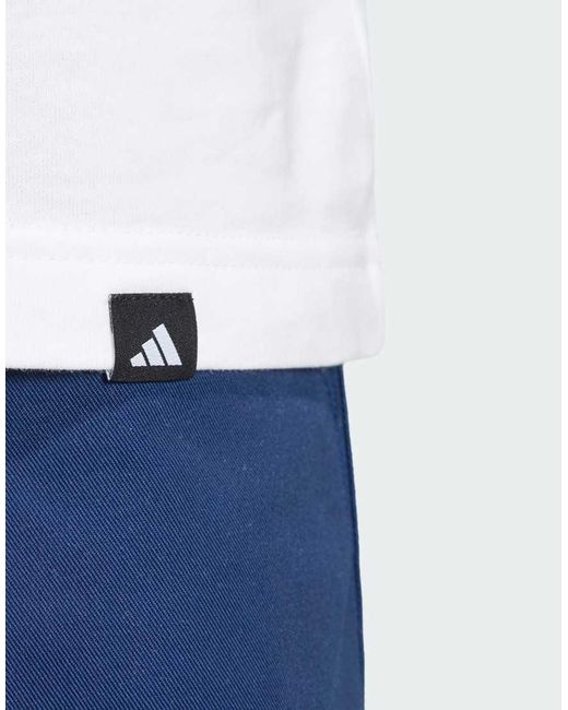 Adidas Originals White Audi Revolut F1 Team Gabriel Bortoleto Graphic Iii Tee for men