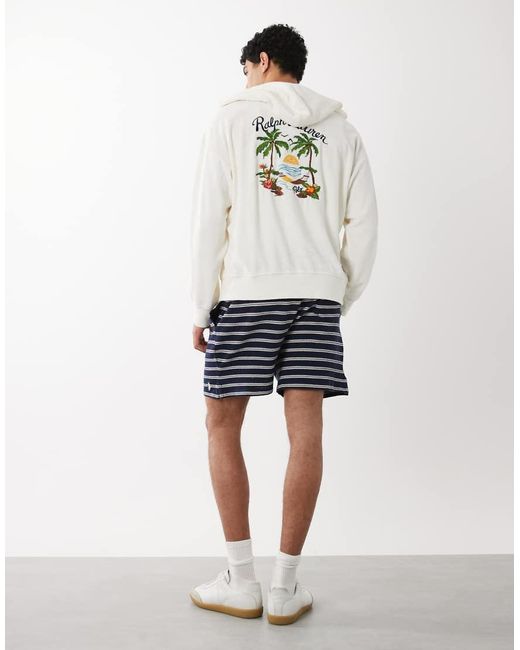 Polo Ralph Lauren Natural Scenic Back Embroidered Hoodie for men