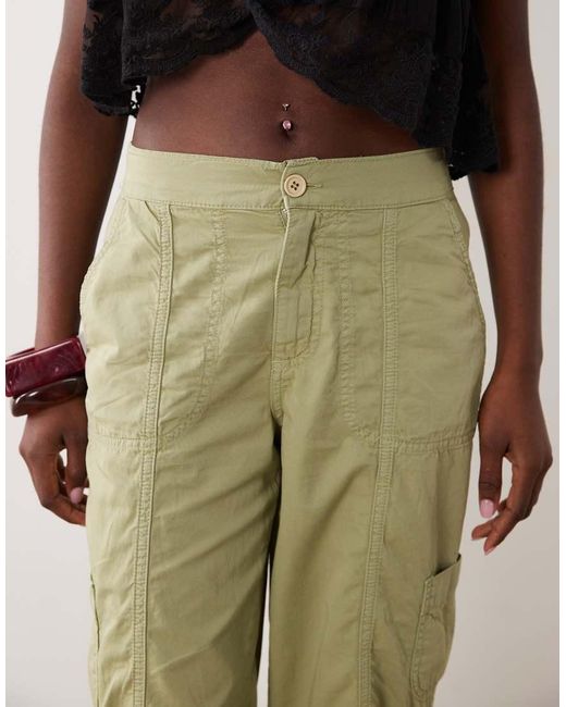 Miss Selfridge Natural Cargo Capris
