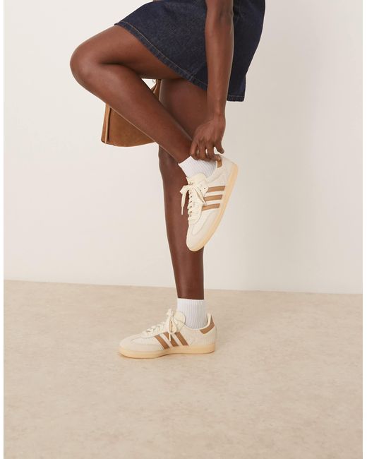 Adidas Originals Natural Samba Og Crochet Trainers