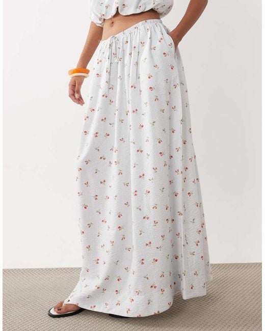 ASOS White Circle Skirt