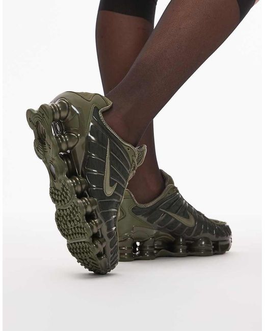 Nike Brown Shox Tl Trainers