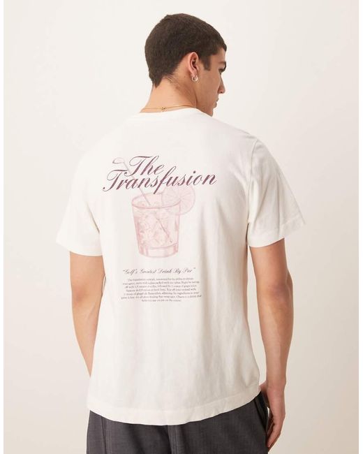 Abercrombie & Fitch Natural Motif Back Print Classic T-shirt for men