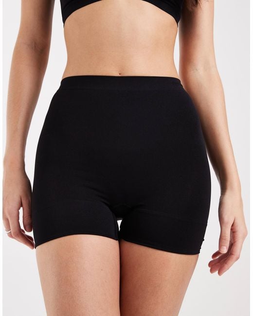 Perfect Secrets Black Medium Shaper Short