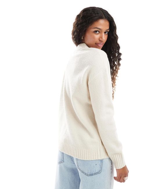 Threadbare White – oversize-pullover
