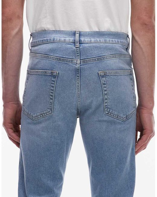 Topman Blue Stretch Slim Jean for men