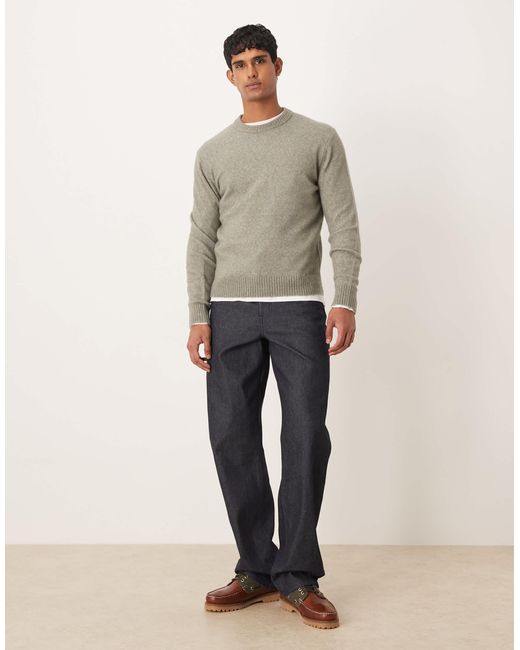 Pull ras Mango pour homme en coloris Gray