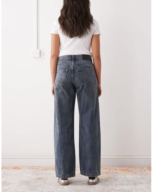 Weekday Blue Missy Low Waist Loose Fit Jeans
