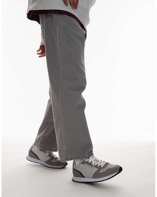 Tommy Hilfiger Gray Runner Trainers for men