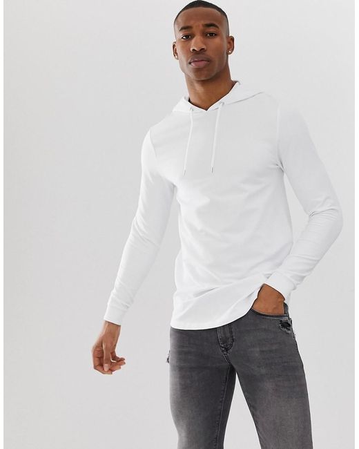 asos muscle fit hoodie