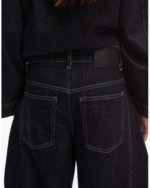 Mango Black Sila Barrel Jean Co-ord