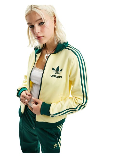 Adidas Originals Green – beckenbauer – retro-trainingsjacke