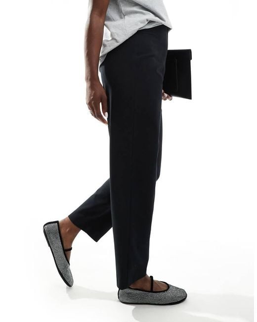 Miss Selfridge Black Essentials Cigarette Trouser