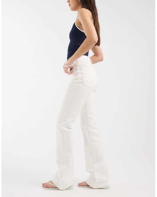 Wrangler Blue Flare Jeans With Front Pockets