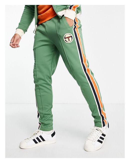 Jogger avec logo en bouclé Sergio Tacchini pour homme en coloris Green