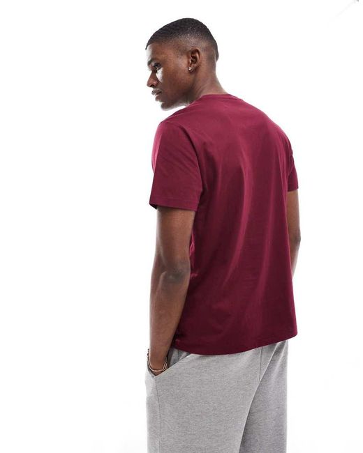 Polo Ralph Lauren Lounge T shirt With Chest Text Logo in Red for Men Lyst UK