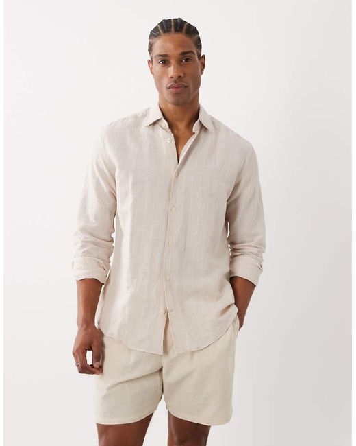 Mango Brown Shirt for men