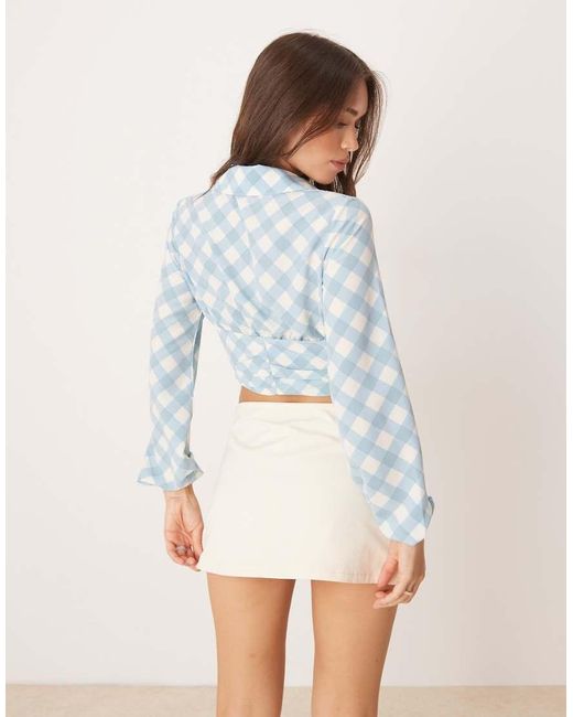 Glamorous Blue Button Up Shirt