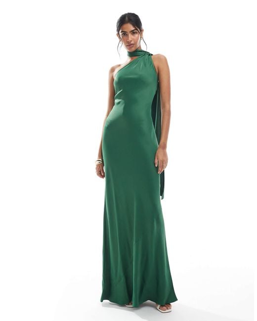 Maids To Measure Bridesmaid Multiway Scarf Neck Maxi Dress in Green | Lyst Maids To Measure Bridesmaid Multiway Scarf Neck Maxi Dress in Green | Lyst