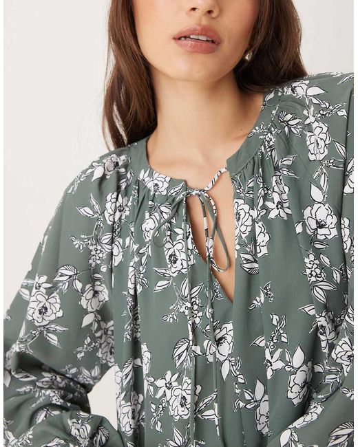 Glamorous Green Swing Mini Dress