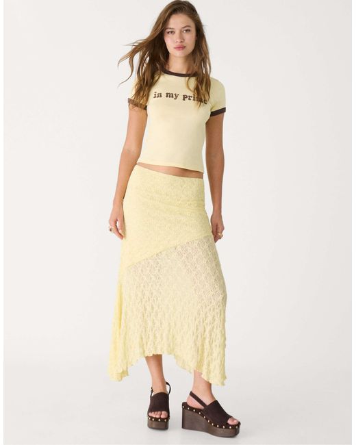 T-shirt à manches courtes - pastel Stradivarius en coloris Natural