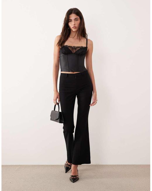For Love & Lemons Black Papillion Bustier Corset Top