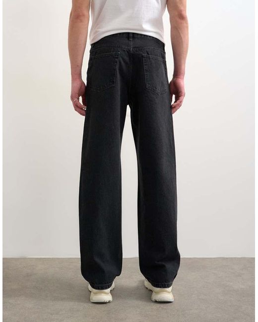 Topman Black Rigid Straight Jean for men