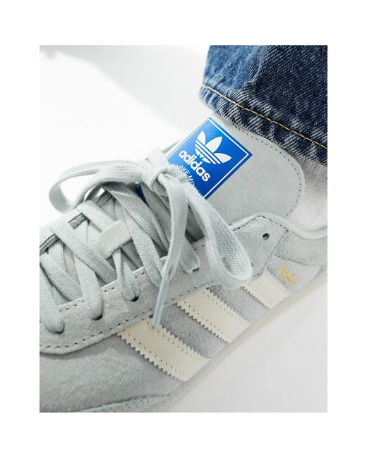 Samba og - sneakers argento di Adidas Originals in Blue