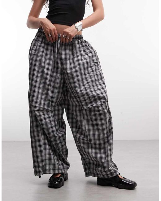 Collusion Multicolor Xl baggy Plaid Sweatpants - Part Of A Set