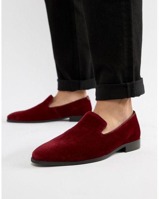 Dune Red Loafers for men