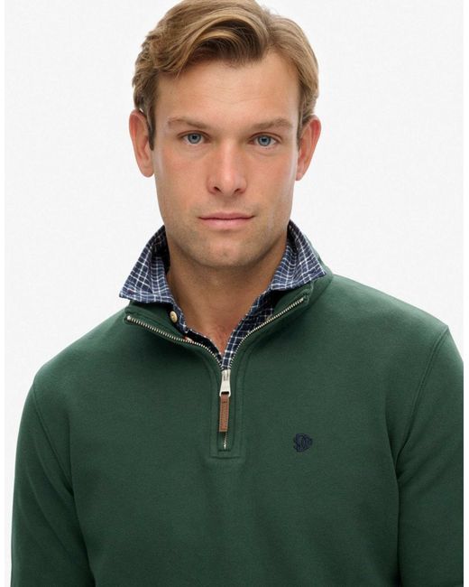 Preppy - pull à col zippé - émail Superdry pour homme en coloris Green