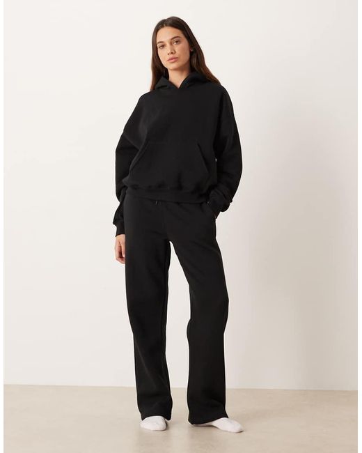 Gina Tricot Black Co-Ord Relaxed Fit Hoodie
