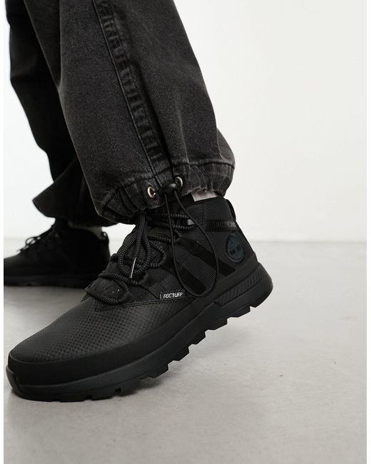 Timberland Euro Trekker Super Ox Boots in Black for Men Lyst UK
