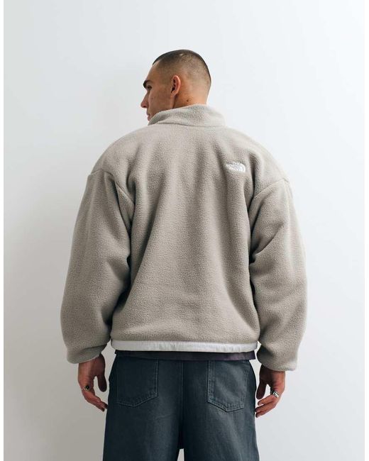 The North Face Gray Yumiori Reversible Fleece Jacket for men