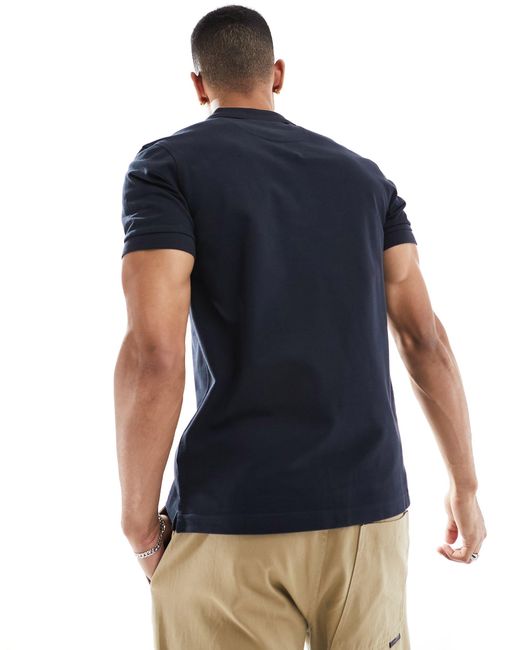 Farah Blue Blanes Short Sleeve Polo Shirt for men