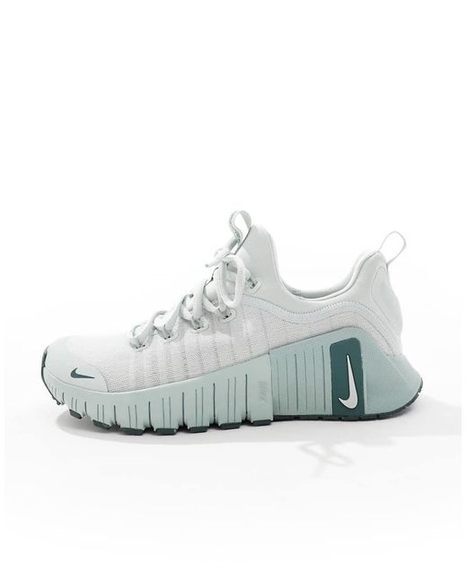 Nike White Free Metcon 6 Trainers