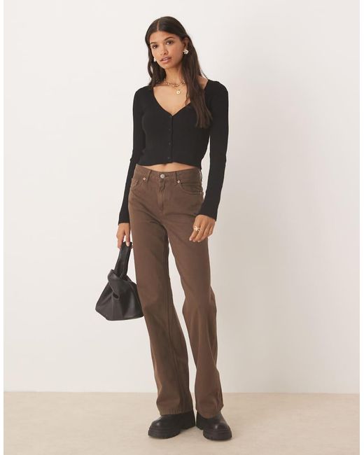 Glamorous Black Long Sleeve Crop Cardigan