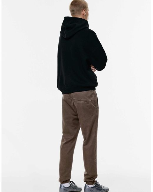 Pull&Bear – bequeme jogginghose in Brown für Herren