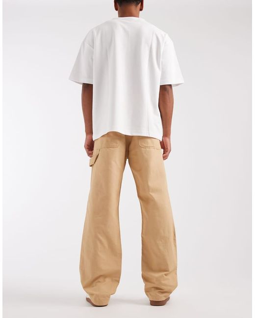 Wrangler White Double Knee Carpenter for men