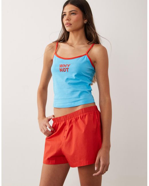 Ensemble ASOS en coloris Red