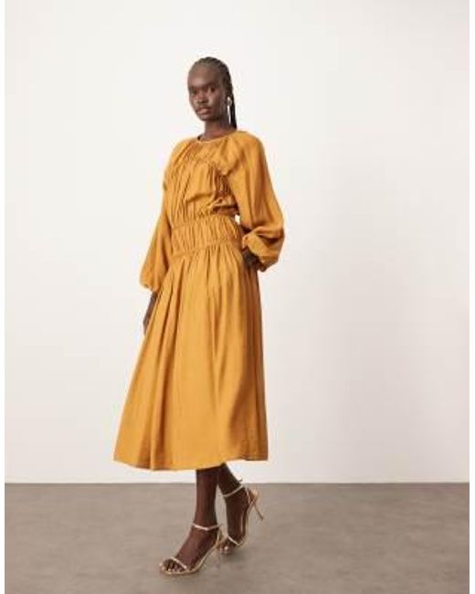 ARRANGE Natural – midi-hängerkleid