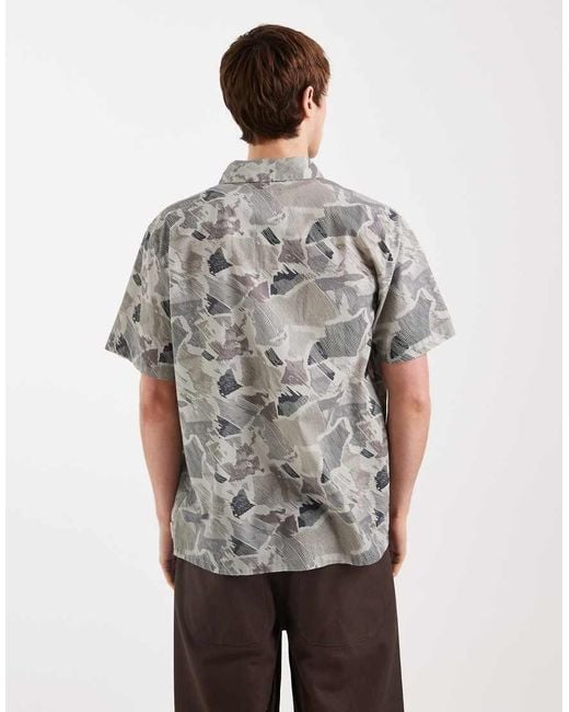 Santa Cruz Gray Nico Short Sleeve Shirt for men