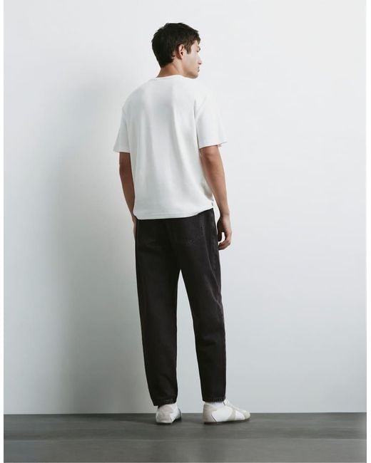 Pull&Bear White Standard Jeans for men