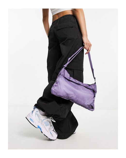The North Face Flyweight Shoulder Bag in Purple Lyst UK
