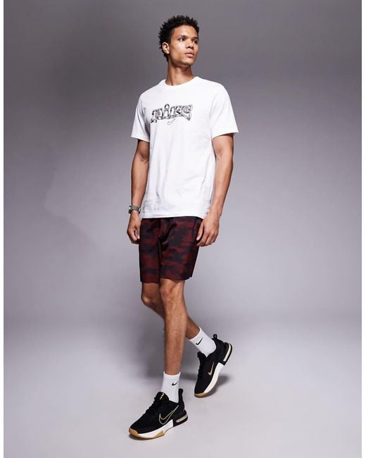 Nike White Form Dri-fit 7 Inch Shorts for men