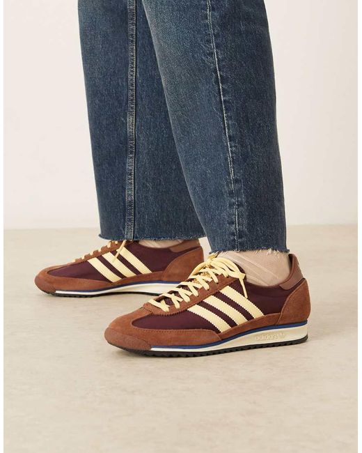 Adidas Originals White Sl 72 Og Trainers