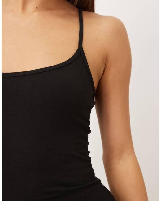Gina Tricot Blue Strap Singlet Top
