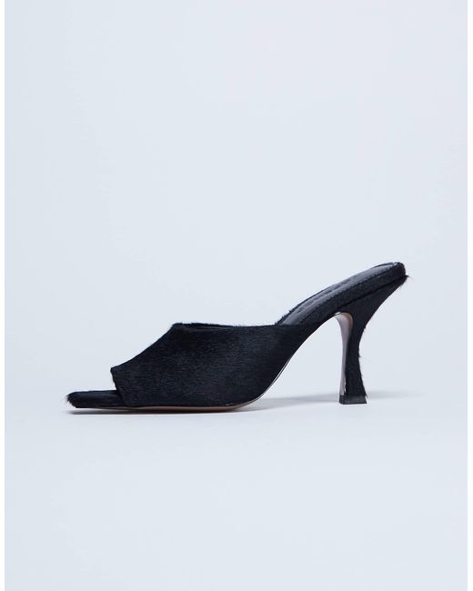 TOPSHOP White – fox – echtleder-mules